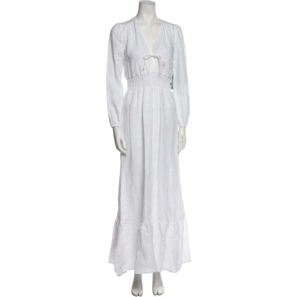 NWT. REFORMATION White Chantal Maxi Dress Sz XS - Picture 5 of 7